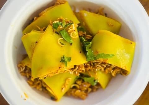 Tibetan laphing noodles